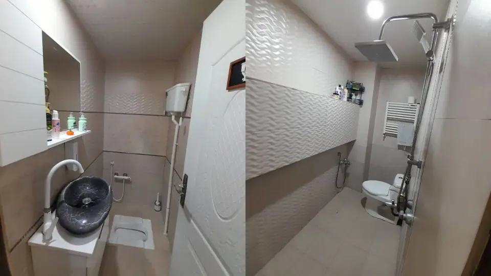 کاشی کاری سرویس بهداشتی