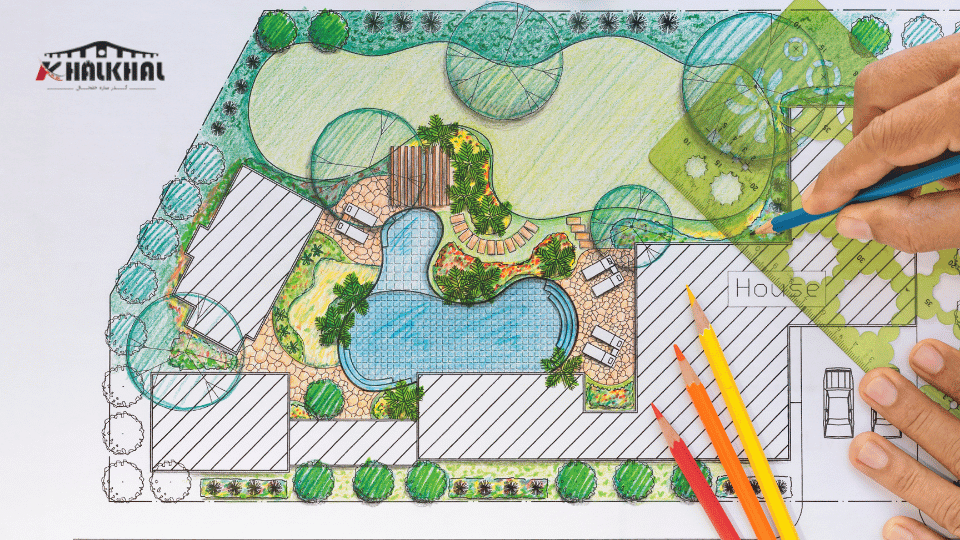 محوطه سازی ویلا